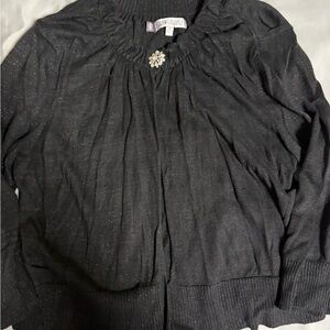 Jennifer Lopez Black Knit Fabric